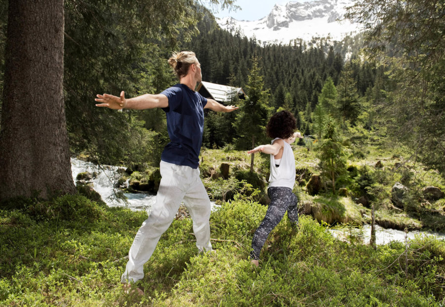 Yoga Frühling, waldsternhaus in Gastein, ©Gasteinertal Tourismus