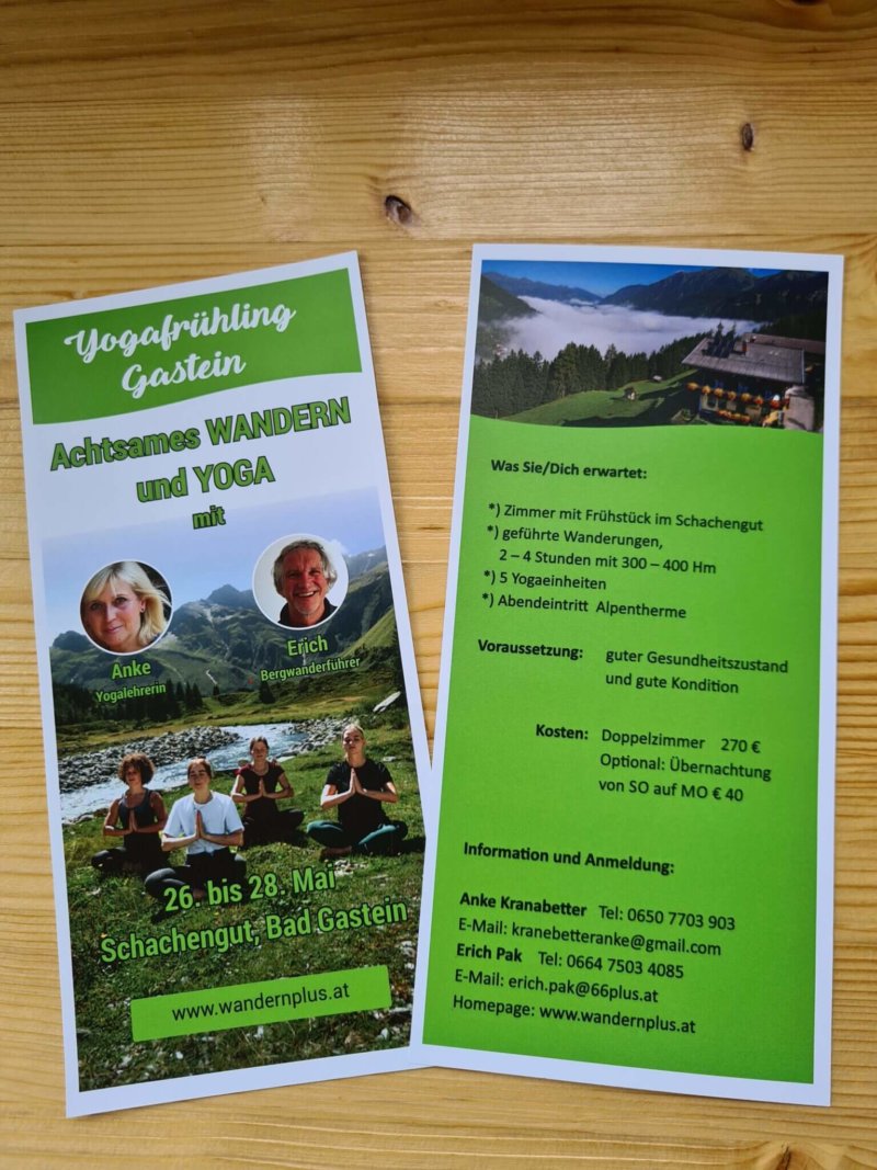 Yoga und Wandern 2023